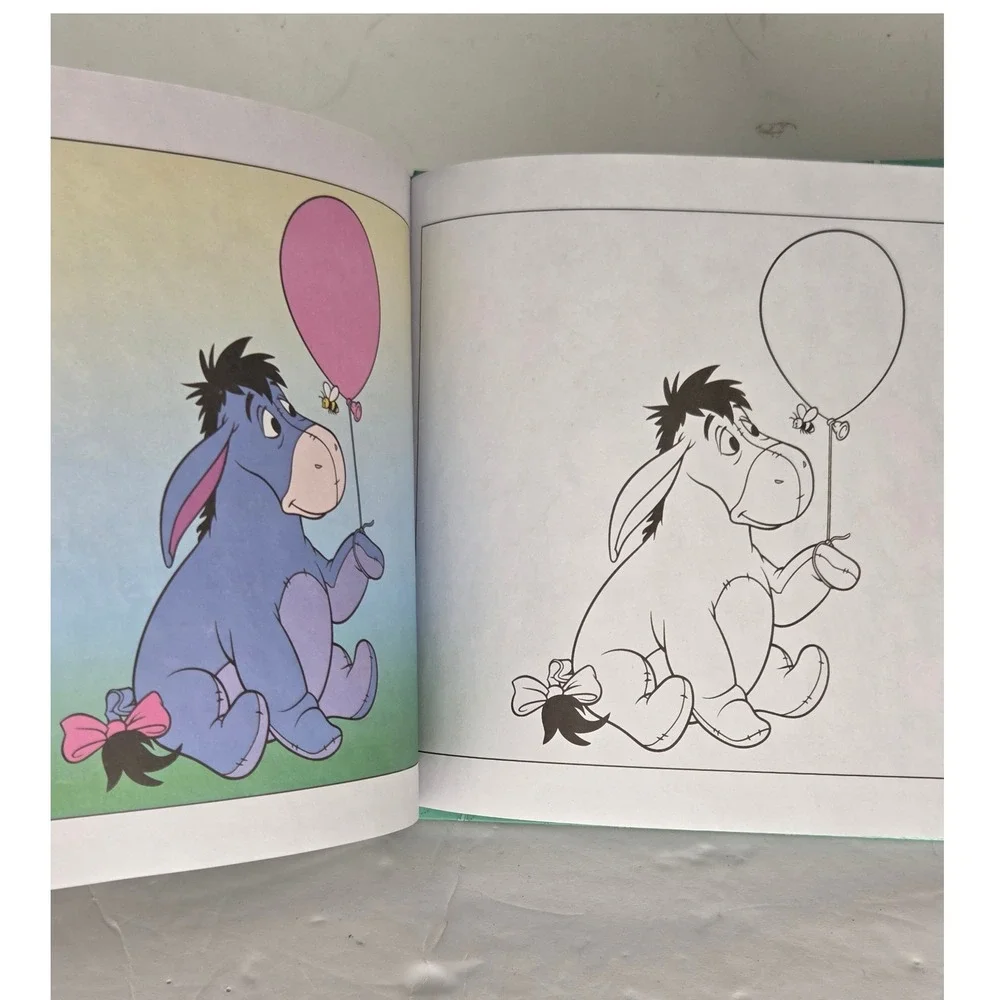 Disney Winnie the Pooh Coloring Book Lot of 3 Vintage 2004 Tigger Eeyore Piglet
